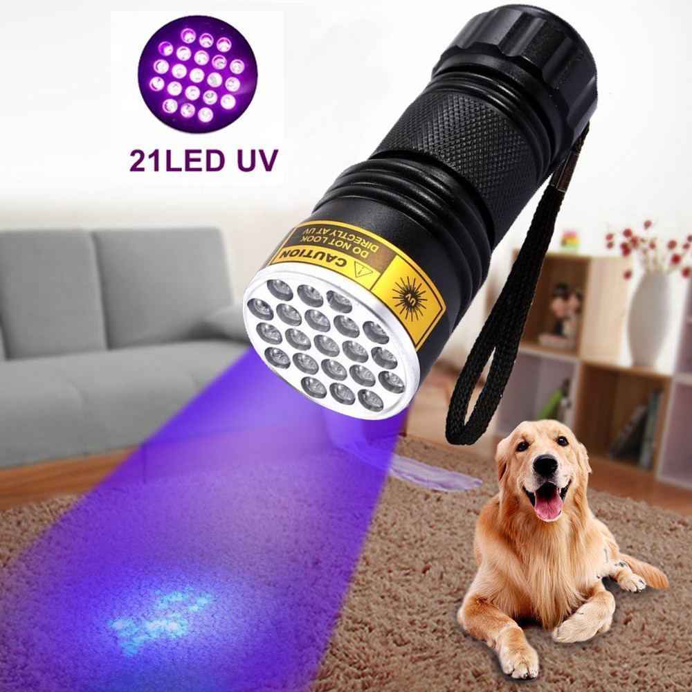UV Flashlight - 21 LED Blacklight Counterfeit Detector - Patriot Drop 24