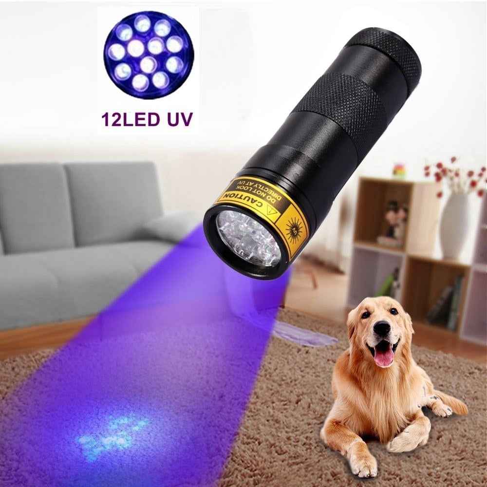 UV Flashlight - 21 LED Blacklight Counterfeit Detector - Patriot Drop 24