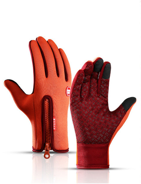 Winter Touchscreen Gloves - Waterproof Fleece-Lined Sports Gloves