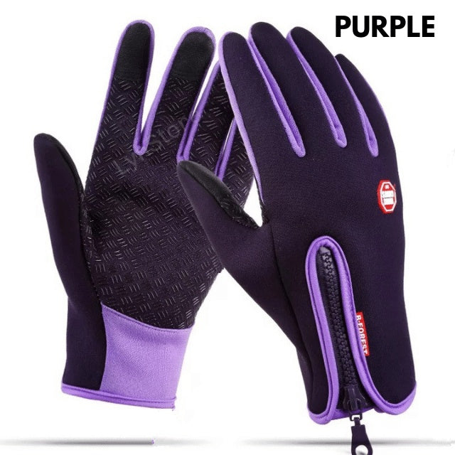 Winter Touchscreen Gloves - Waterproof Fleece-Lined Sports Gloves