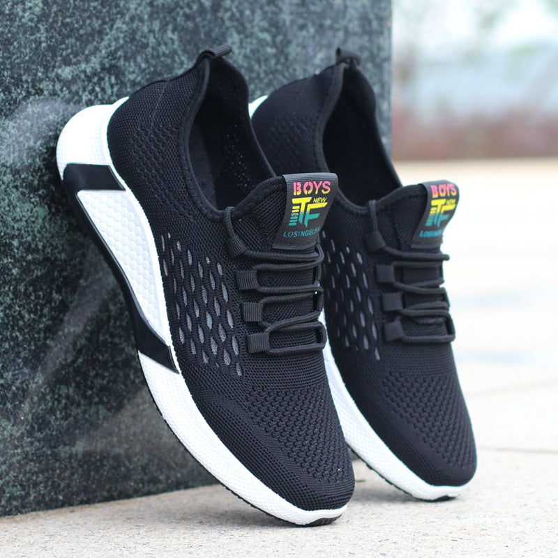 Men's Breathable Mesh Running Shoes - Lightweight Non-Slip Athletic Sneakers