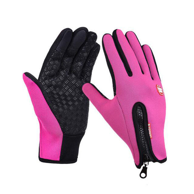 Winter Touchscreen Gloves - Waterproof Fleece-Lined Sports Gloves