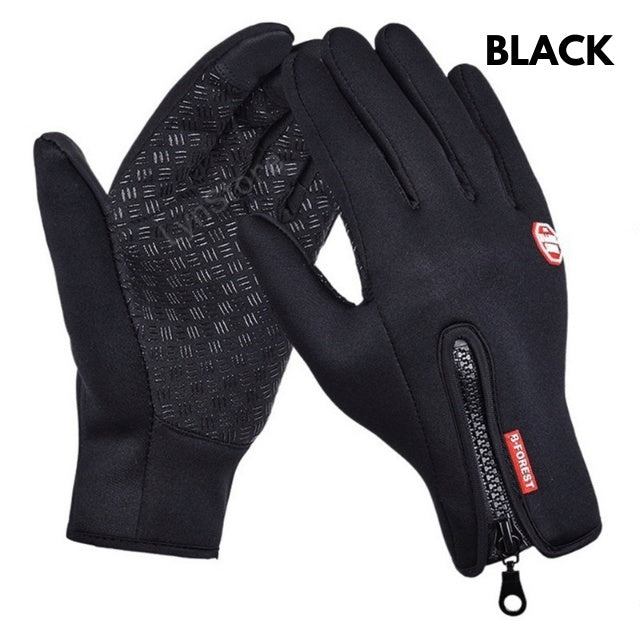 Winter Touchscreen Gloves - Waterproof Fleece-Lined Sports Gloves