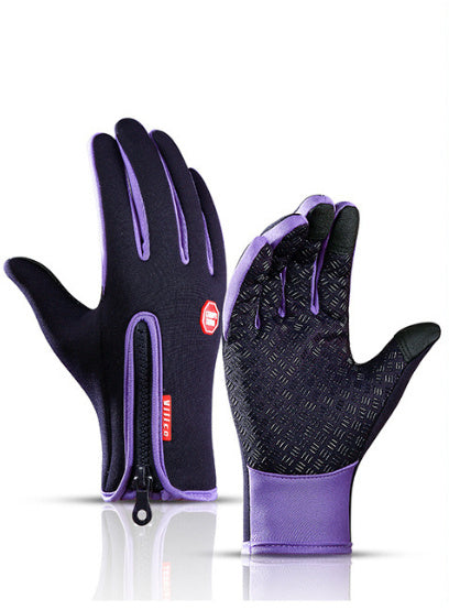 Winter Touchscreen Gloves - Waterproof Fleece-Lined Sports Gloves