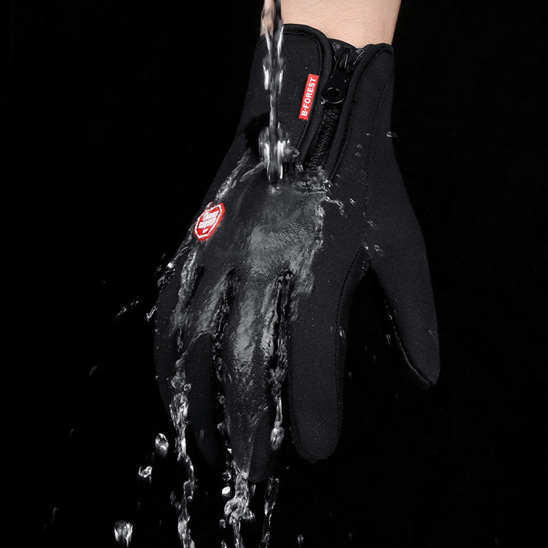 Winter Touchscreen Gloves - Waterproof Fleece-Lined Sports Gloves