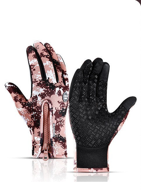 Winter Touchscreen Gloves - Waterproof Fleece-Lined Sports Gloves