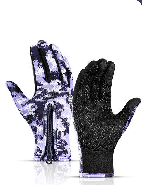 Winter Touchscreen Gloves - Waterproof Fleece-Lined Sports Gloves