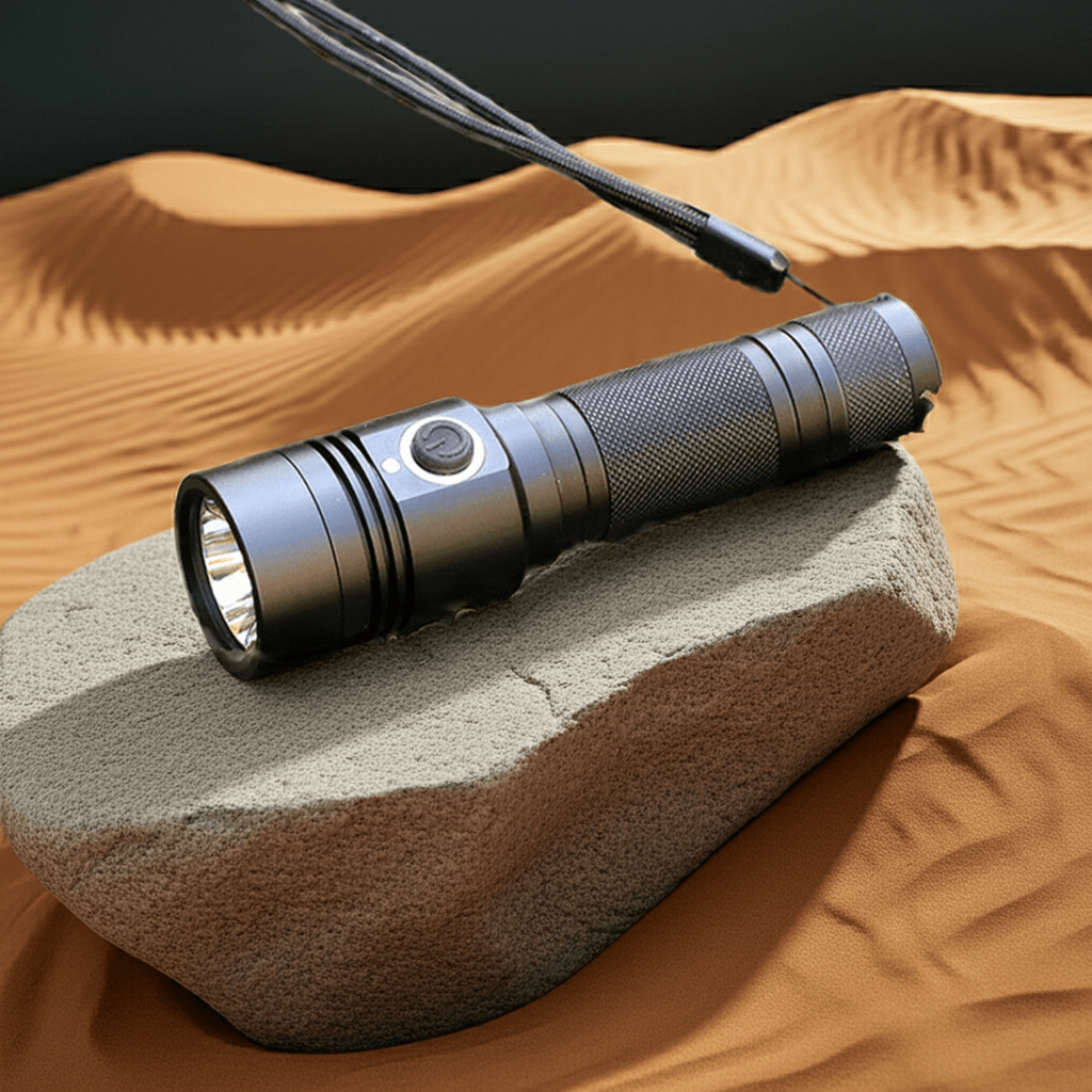 Rechargeable Flashlight - Ultra - thick Aluminum Alloy USB LED Tactical - Patriot Drop 24