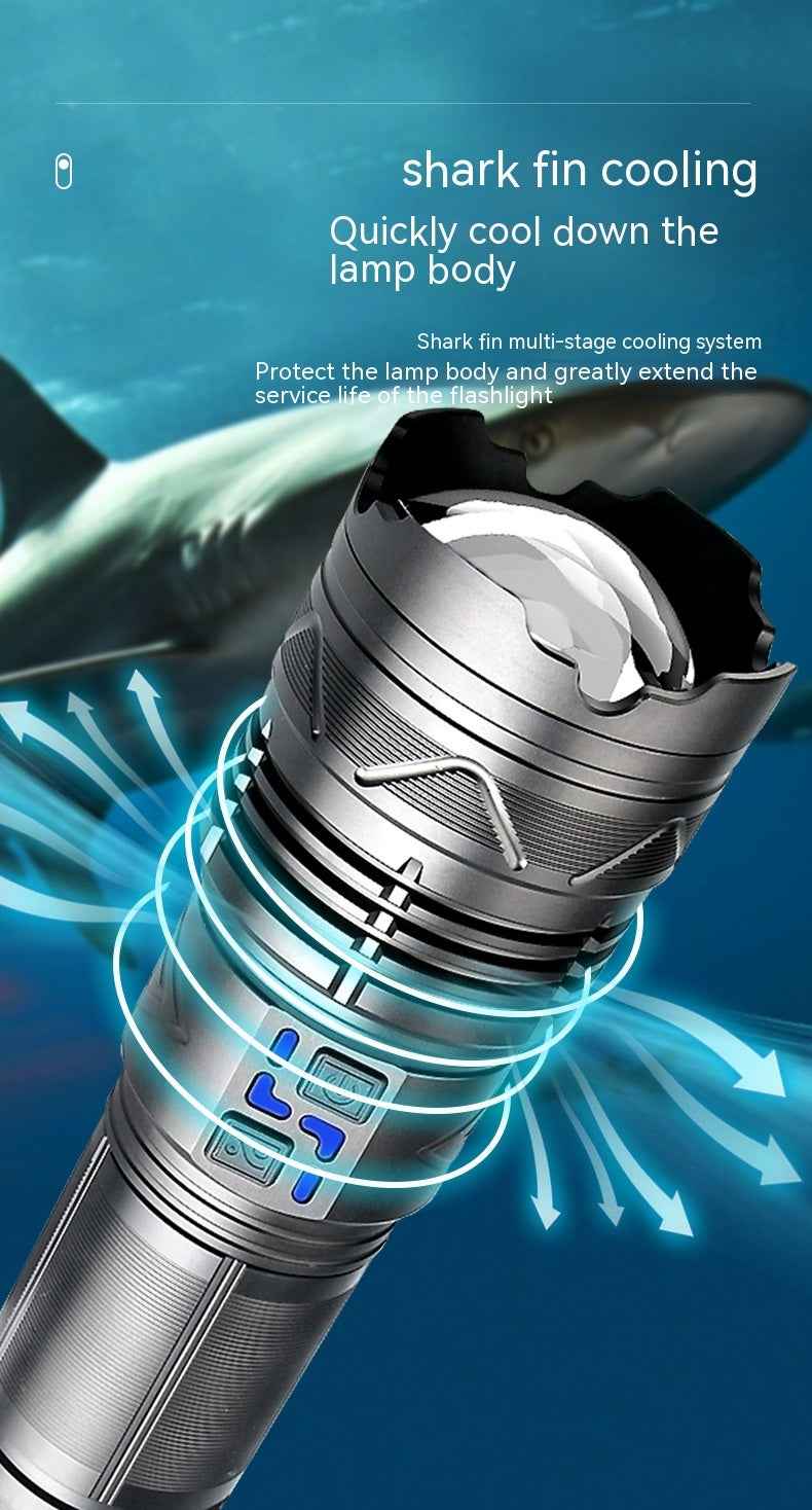 Tactical Flashlight - High - Power LED Outdoor White Laser Beam - Patriot Drop 24