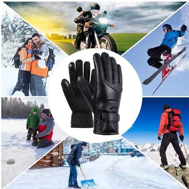 USB Heated Gloves - Electric Winter Warming Thermal Ski Gloves - Patriot Drop 24