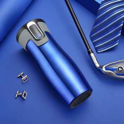 Vacuum Insulated Stainless Steel Travel Mug - 320g Thermal Water Bottle - Patriot Drop 24