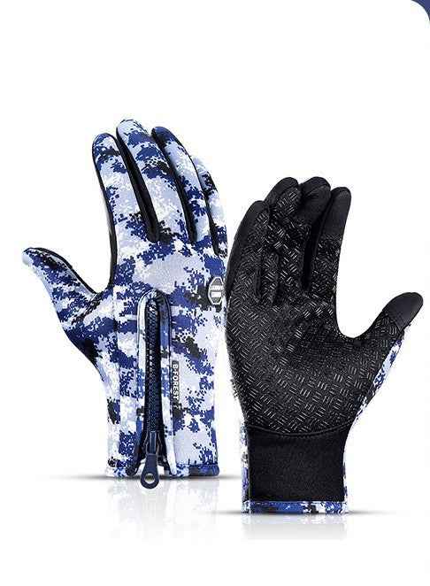 Winter Touchscreen Gloves - Waterproof Fleece - Lined Sports Gloves - Patriot Drop 24