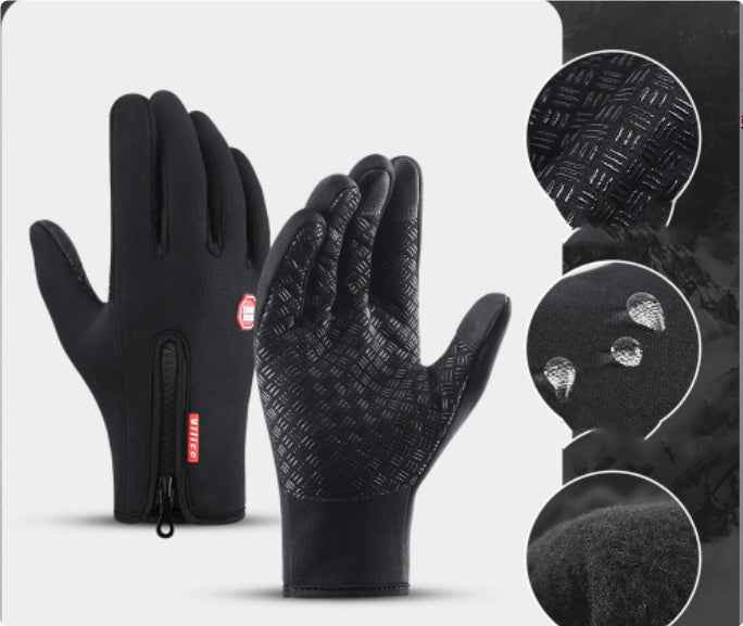 Winter Touchscreen Gloves - Waterproof Fleece - Lined Sports Gloves - Patriot Drop 24